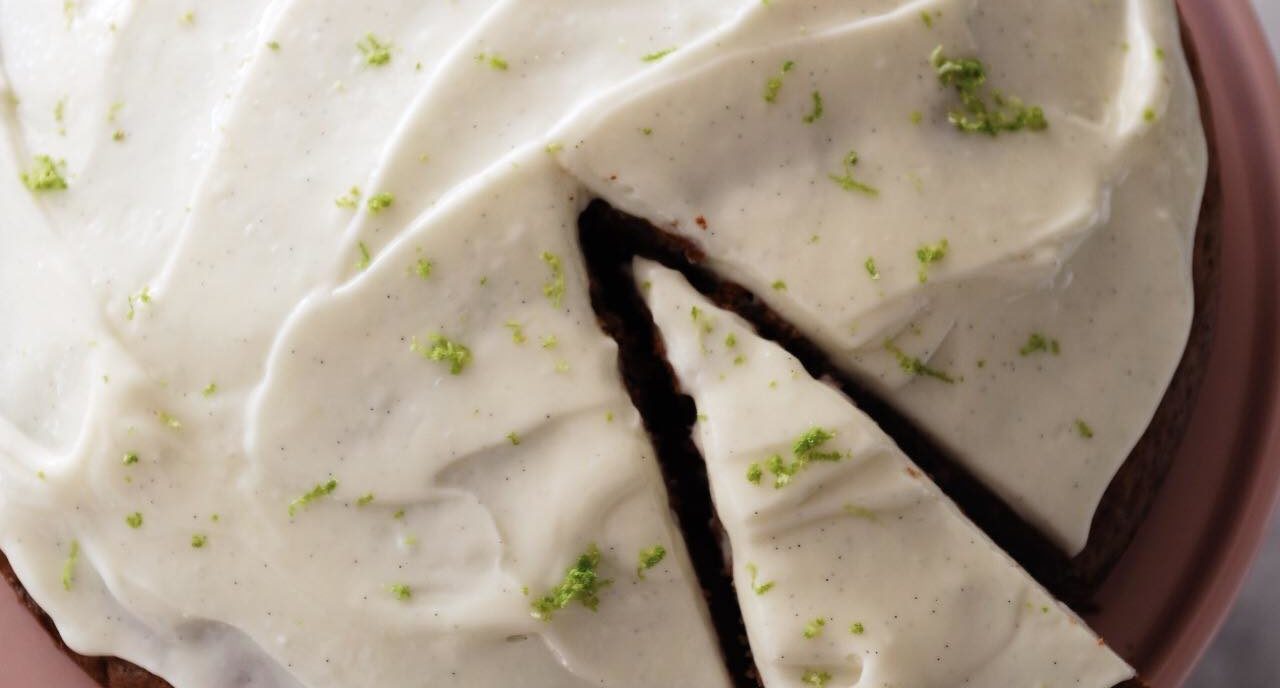 Svampet squashkage med lime ostecreme