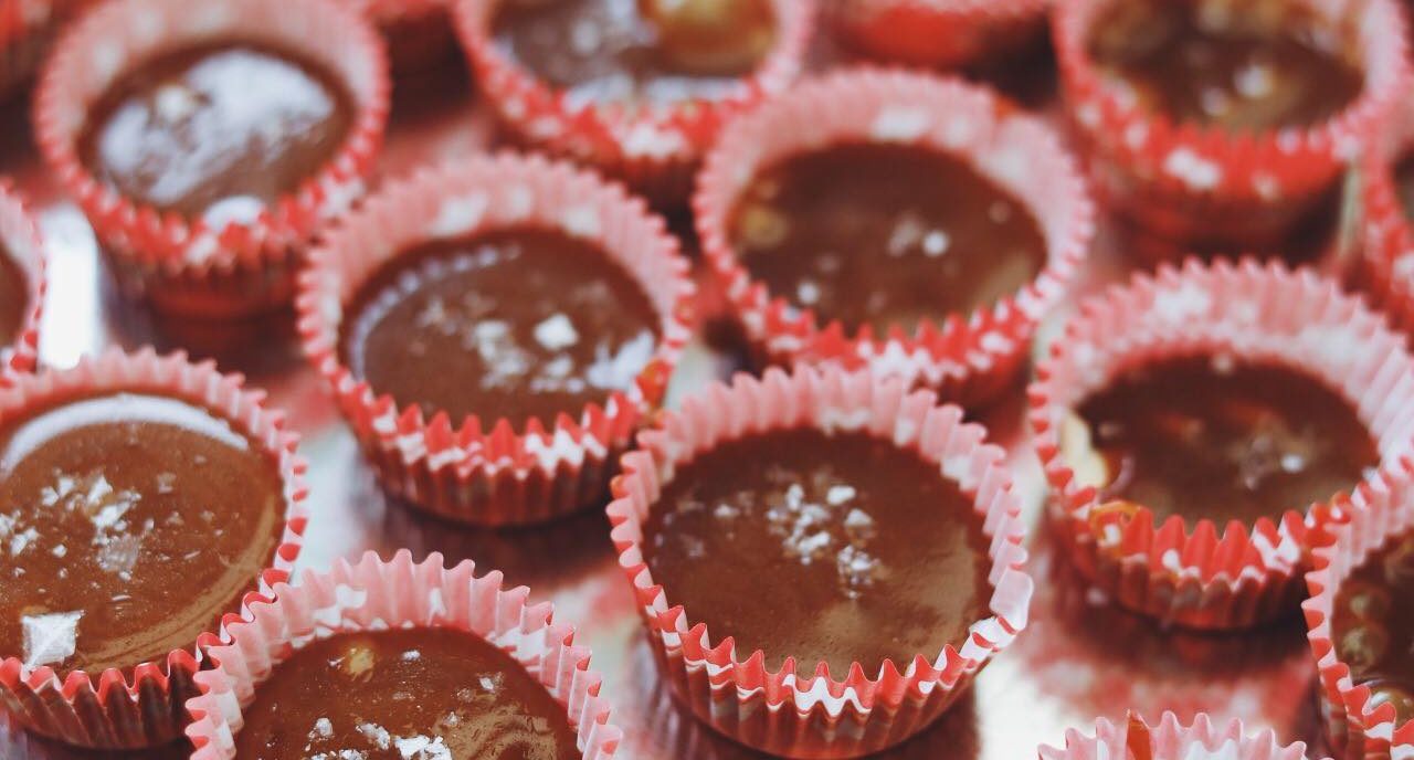 Svenske "Knäck" karameller med mandler og havsalt