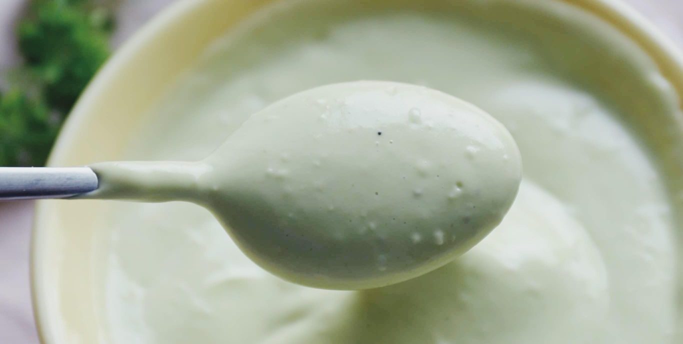Vegansk avocado mayonnaise