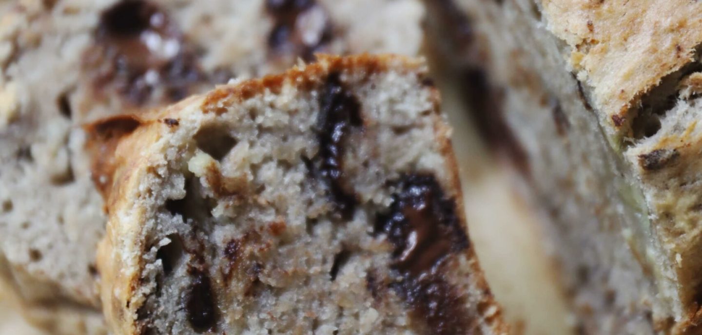 Vegansk bananbrød
