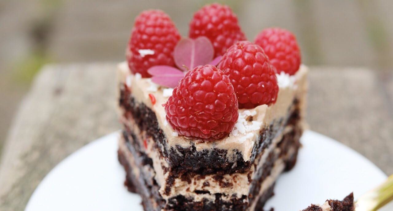 Vegansk chokoladelagkage