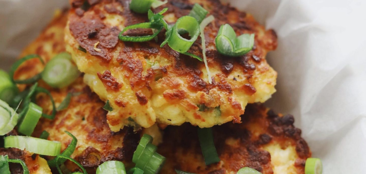 Vegetariske deller med halloumi