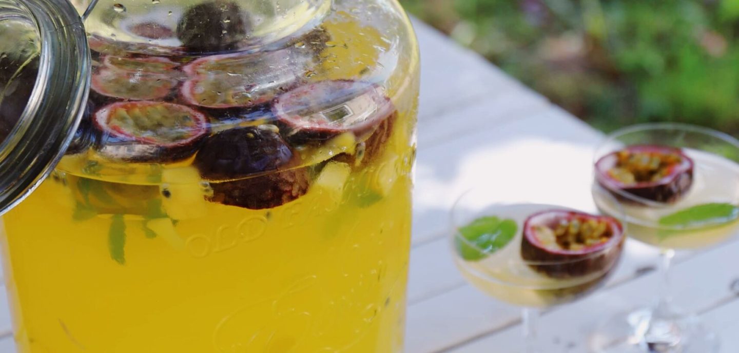 Velkomstdrink med mango