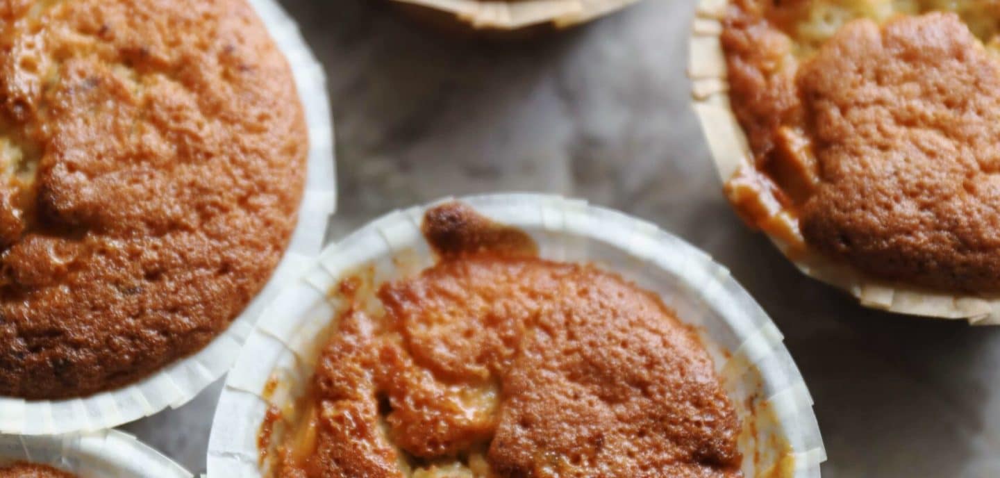 Bananmuffins med toscafyld