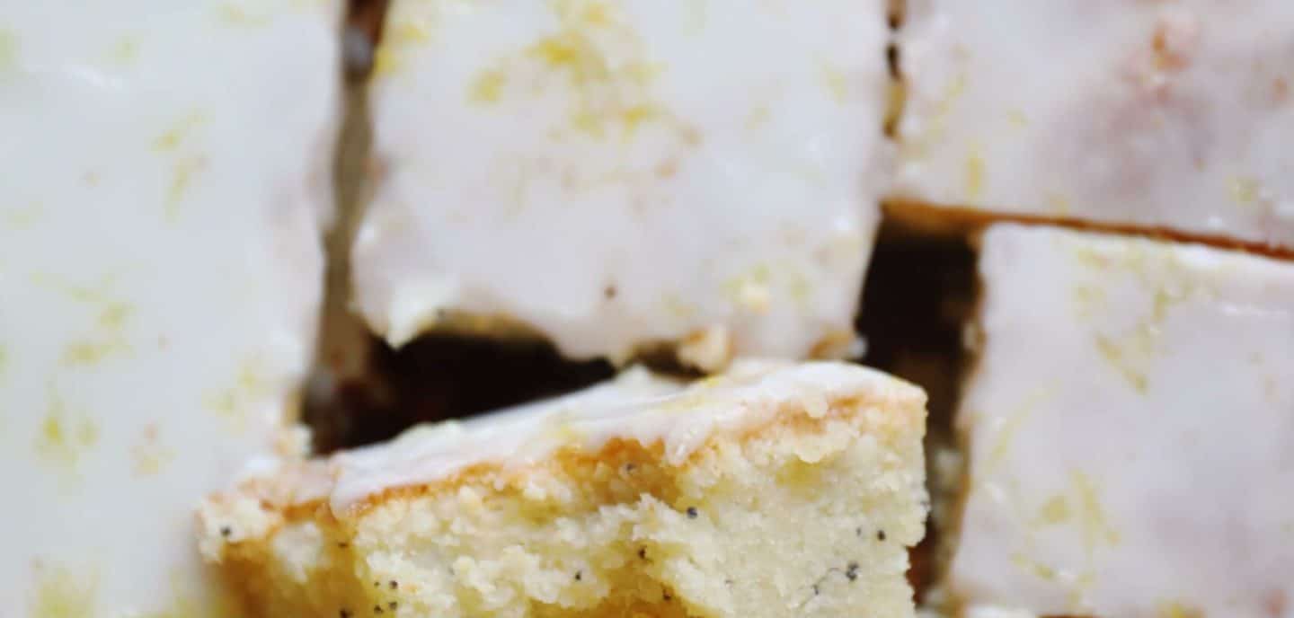 Citron blondie med birkes