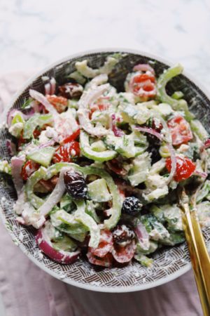 Luksus græsk salat