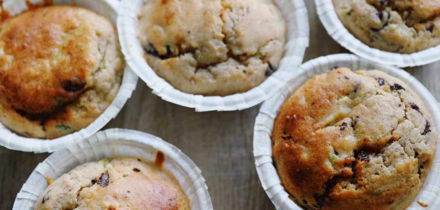 Muffins med banan og squash