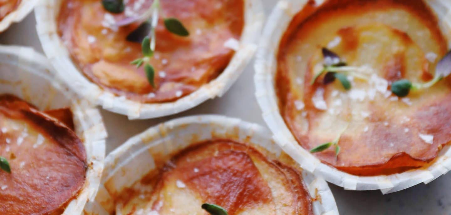 Pommes Anna i muffinsform