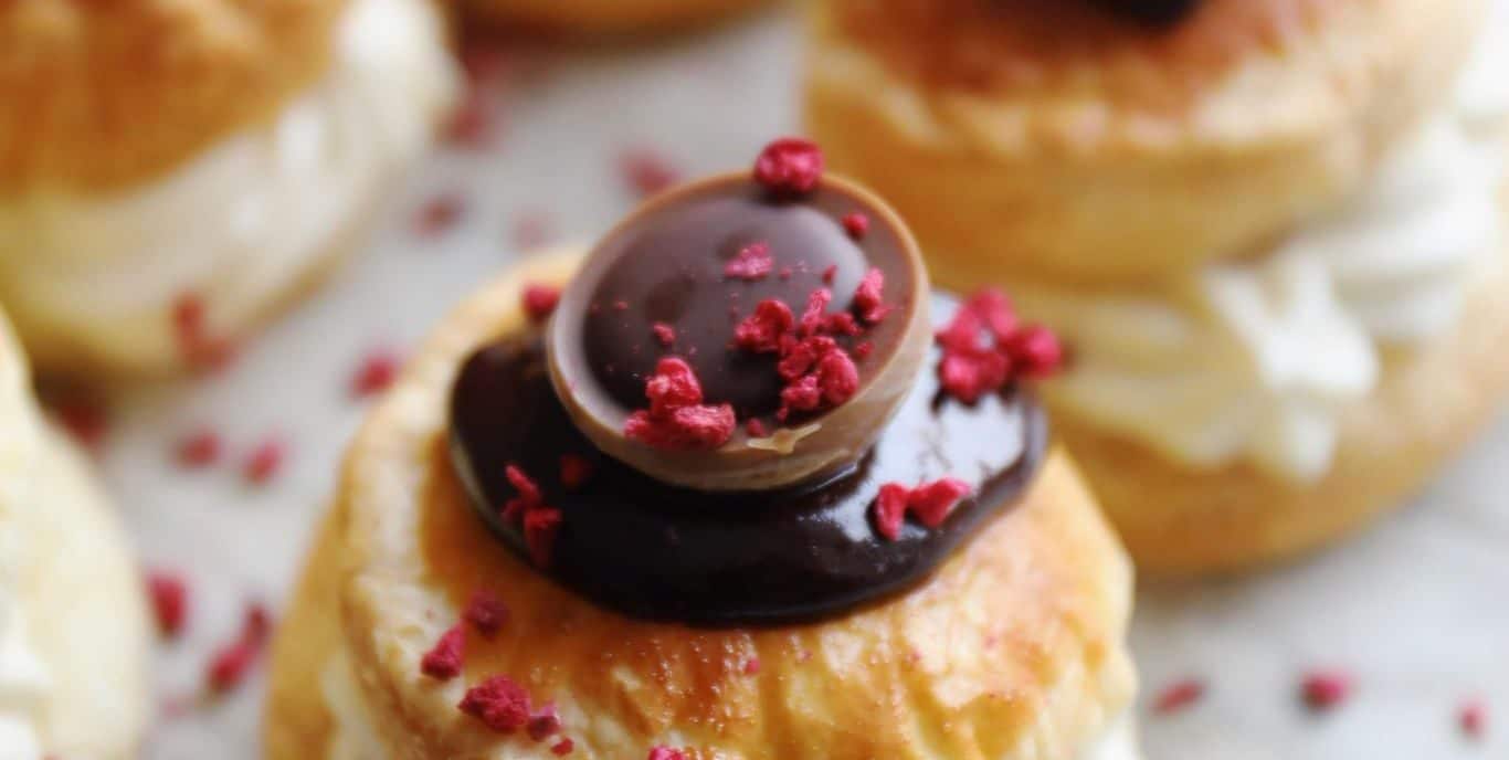 Fastelavnsboller af butterdej