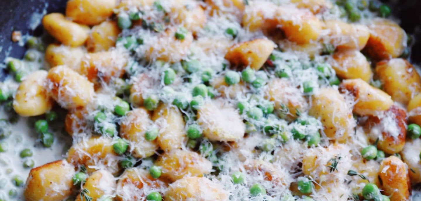 Gnocchi med ærter