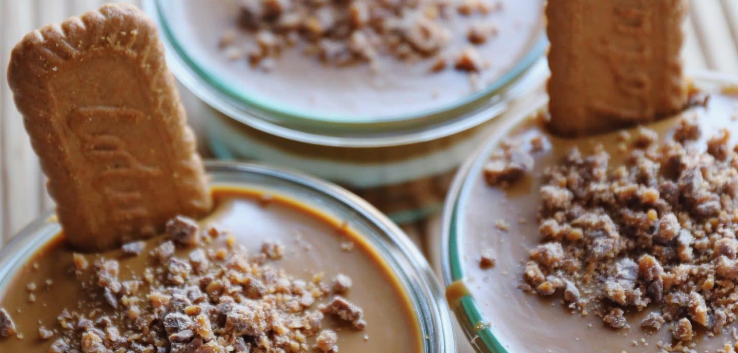 Biscoff cheesecake i glas