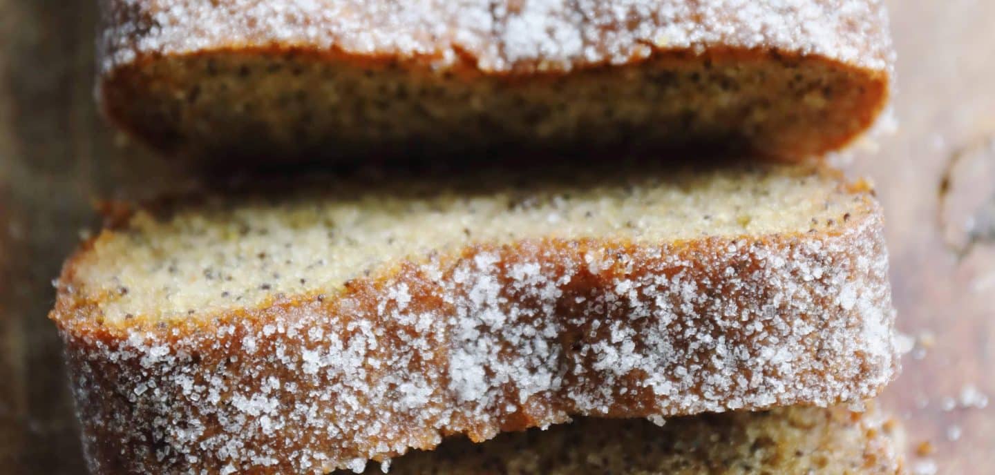 Citronkage med birkes og yoghurtcreme