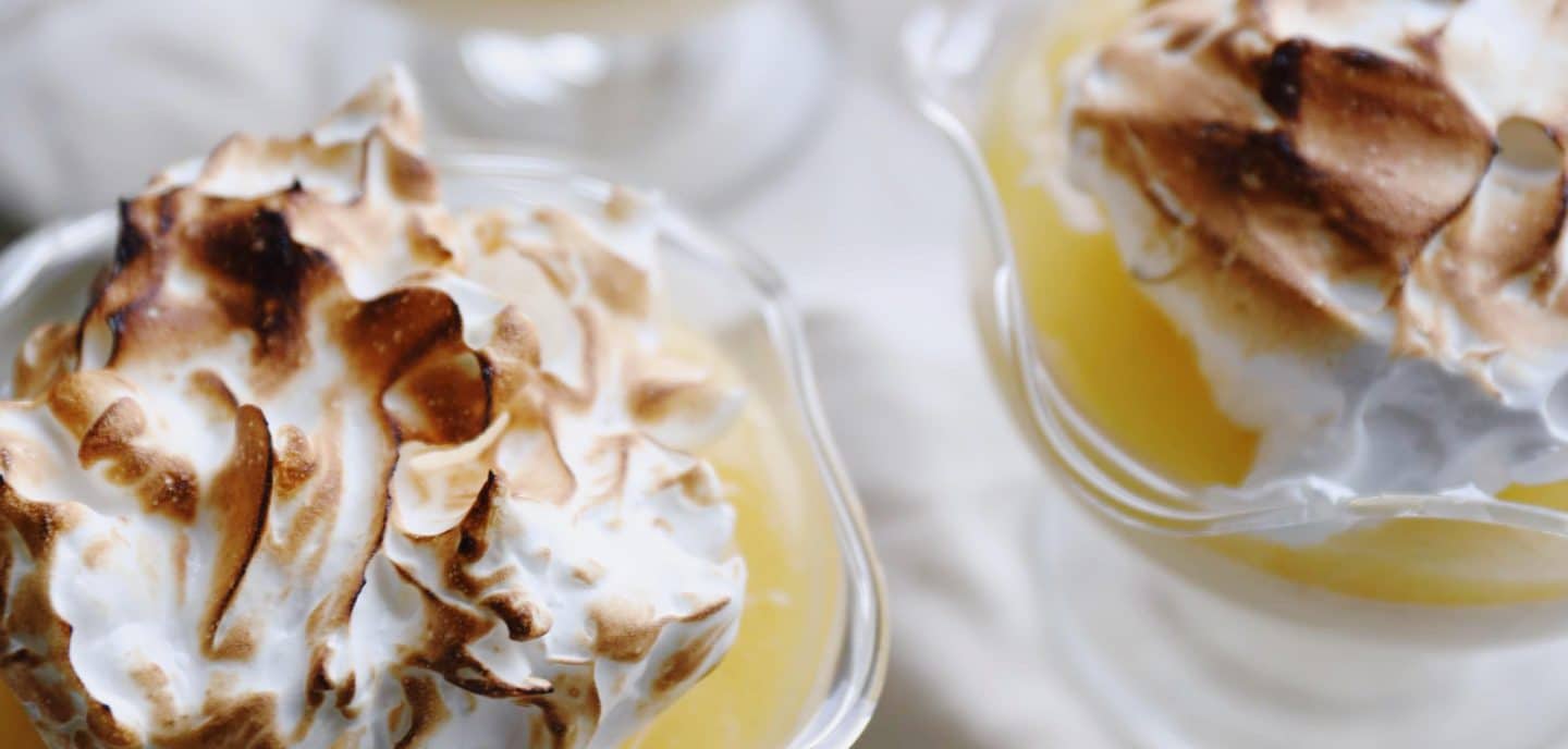 Panna cotta med lemoncurd