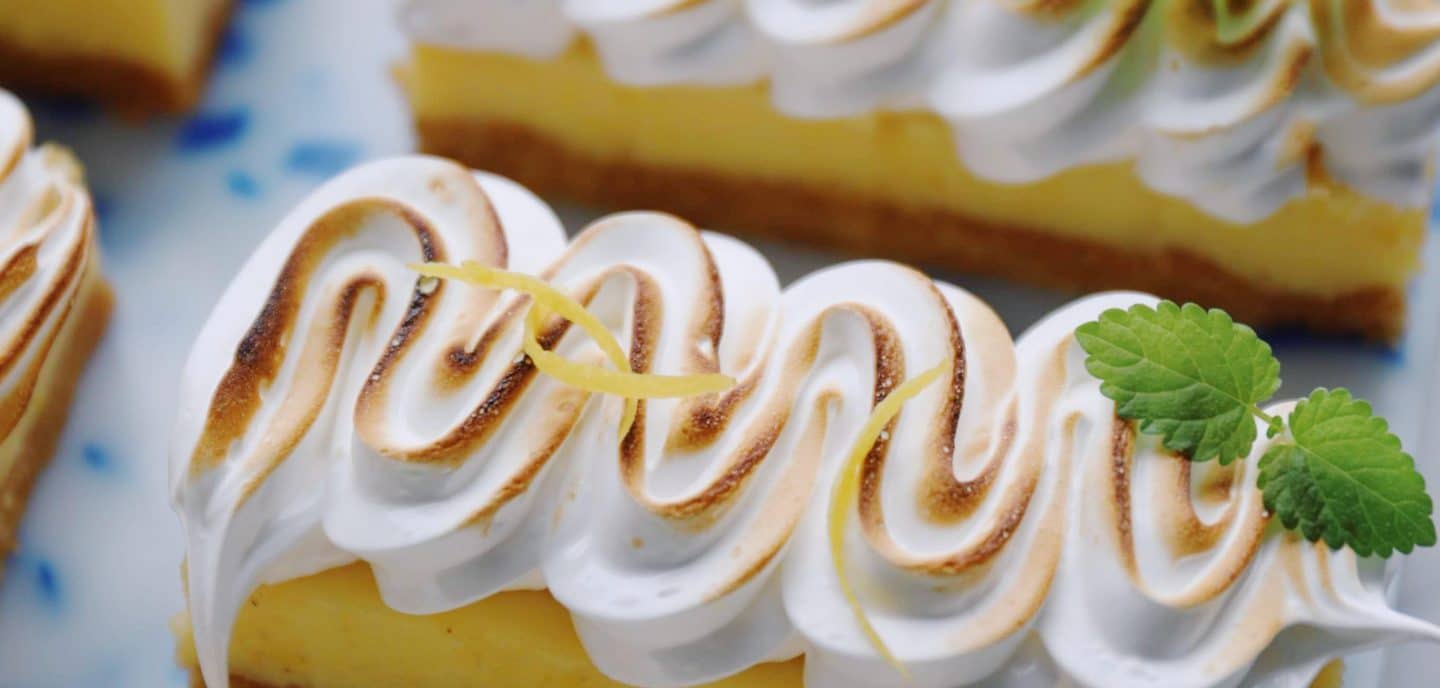 Citronsnitter med marengs