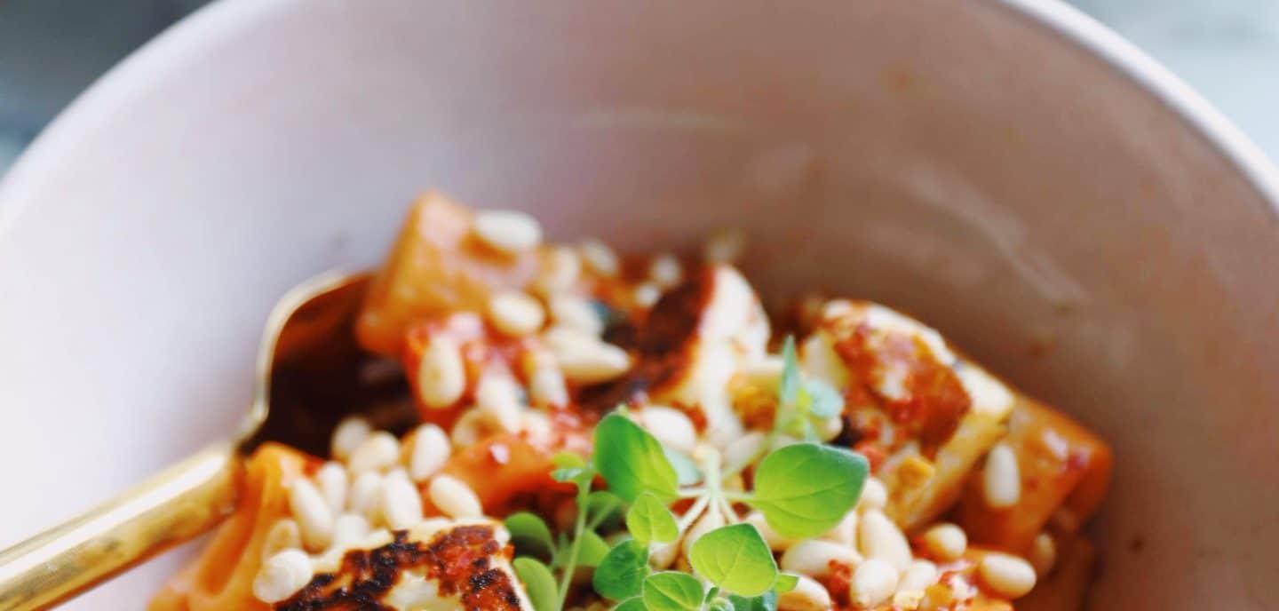 Halloumi pasta