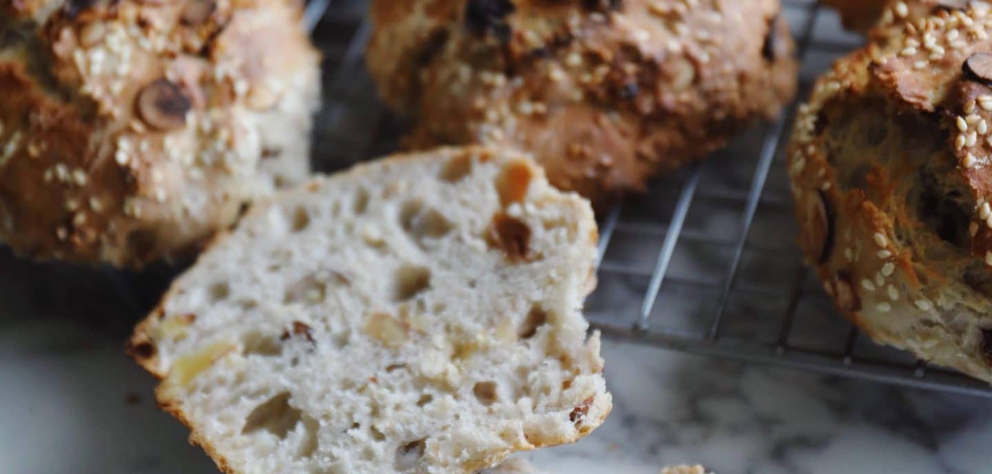 Koldhævede mysliboller