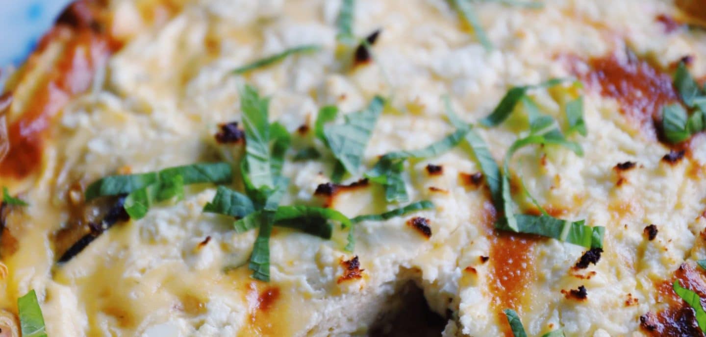 Kartoffeltærte med squash