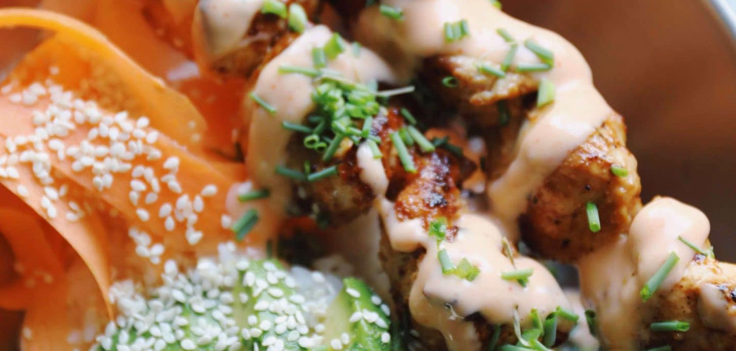 Bang bang kylling med ris