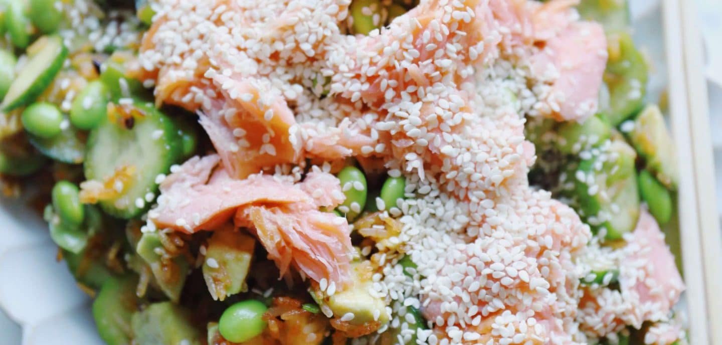 Salat med sprøde ris