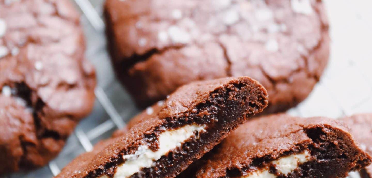 Cheesecake brownie cookies