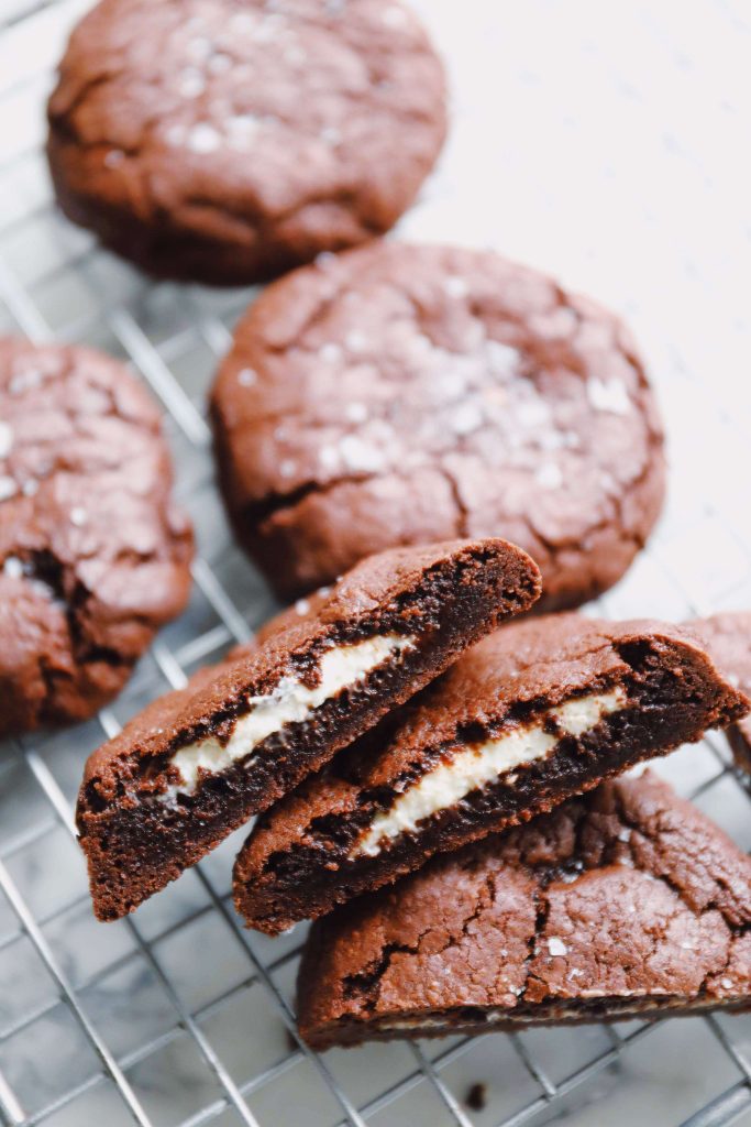 Cheesecake brownie cookies