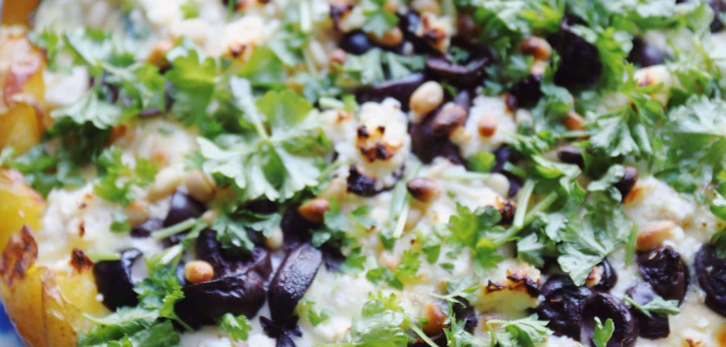 Kartoffeltærte med kylling