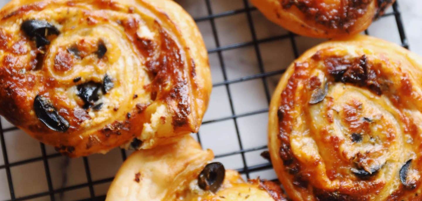 Butterdejssnegle med rød pesto