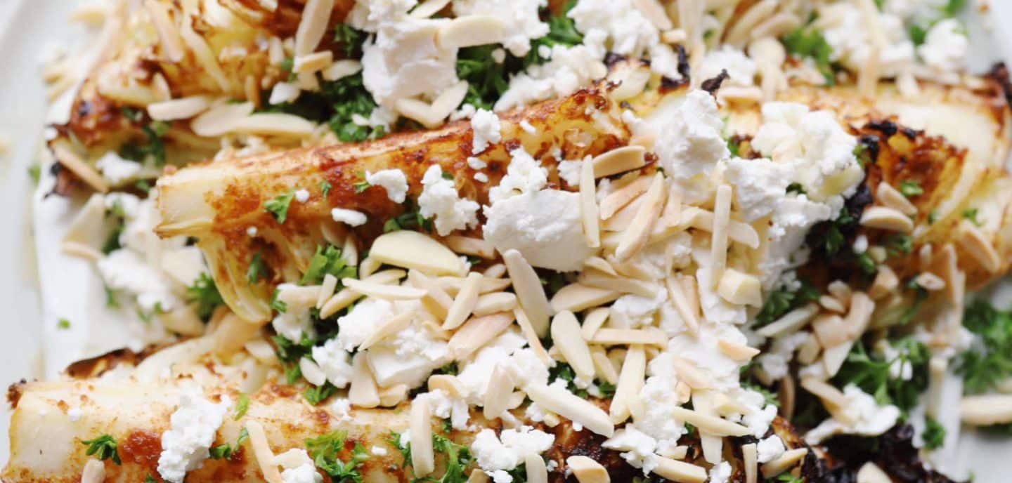 Bagt spidskål med misosmør