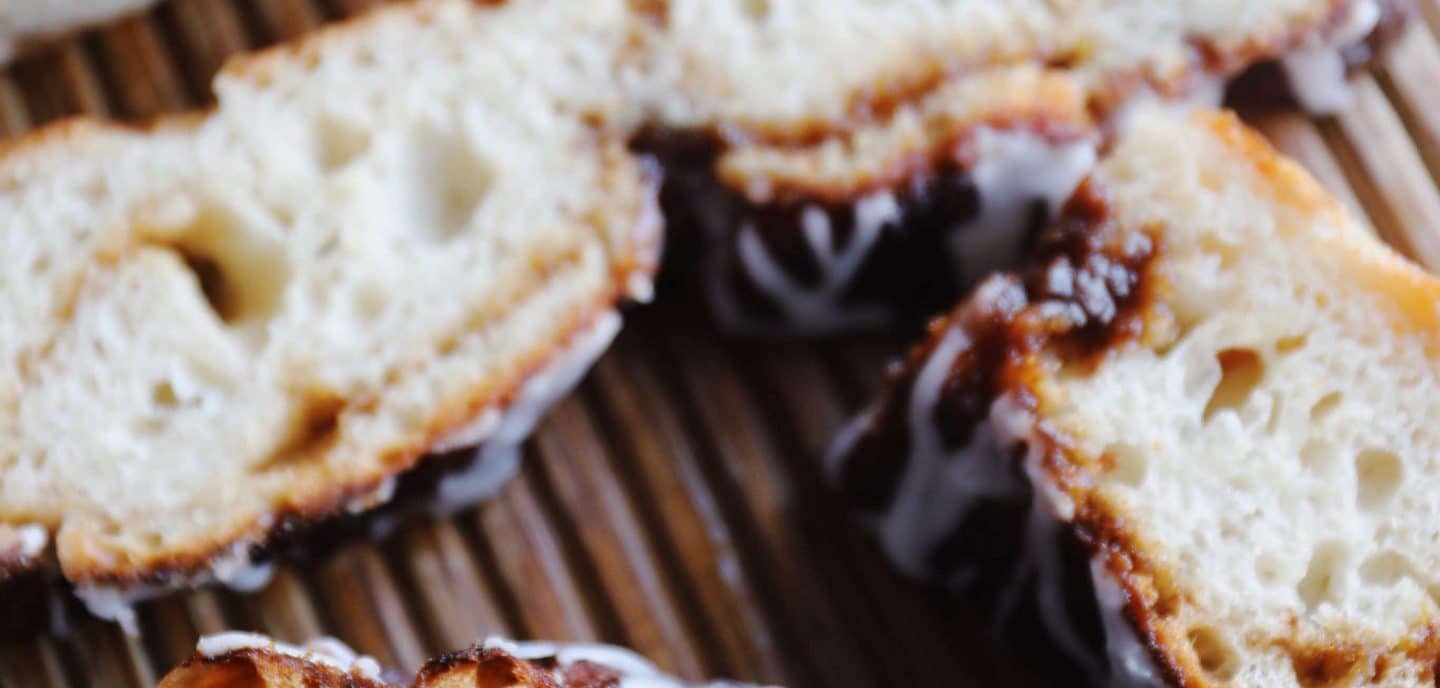 Focaccia med kanelfyld