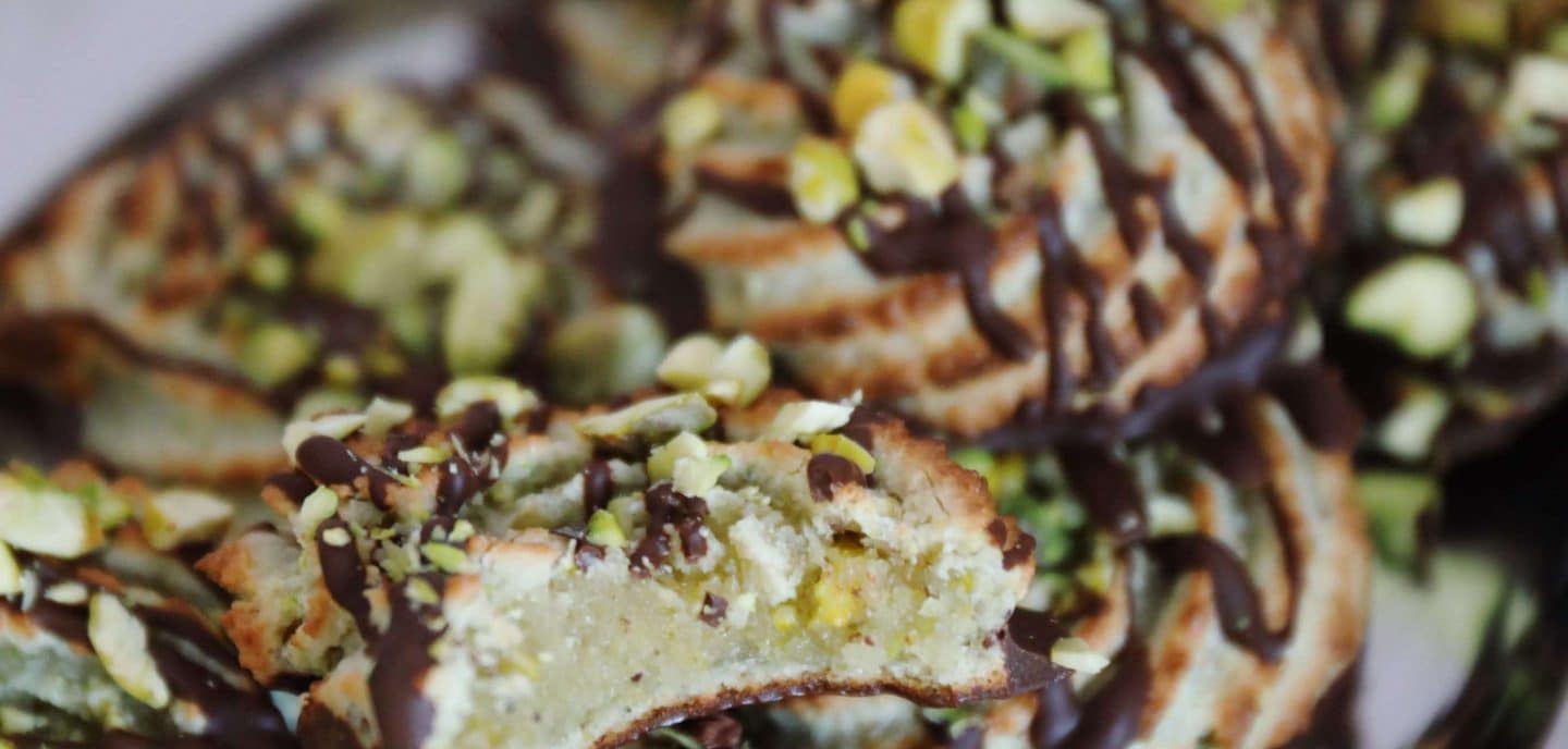 Kransekage med pistacie