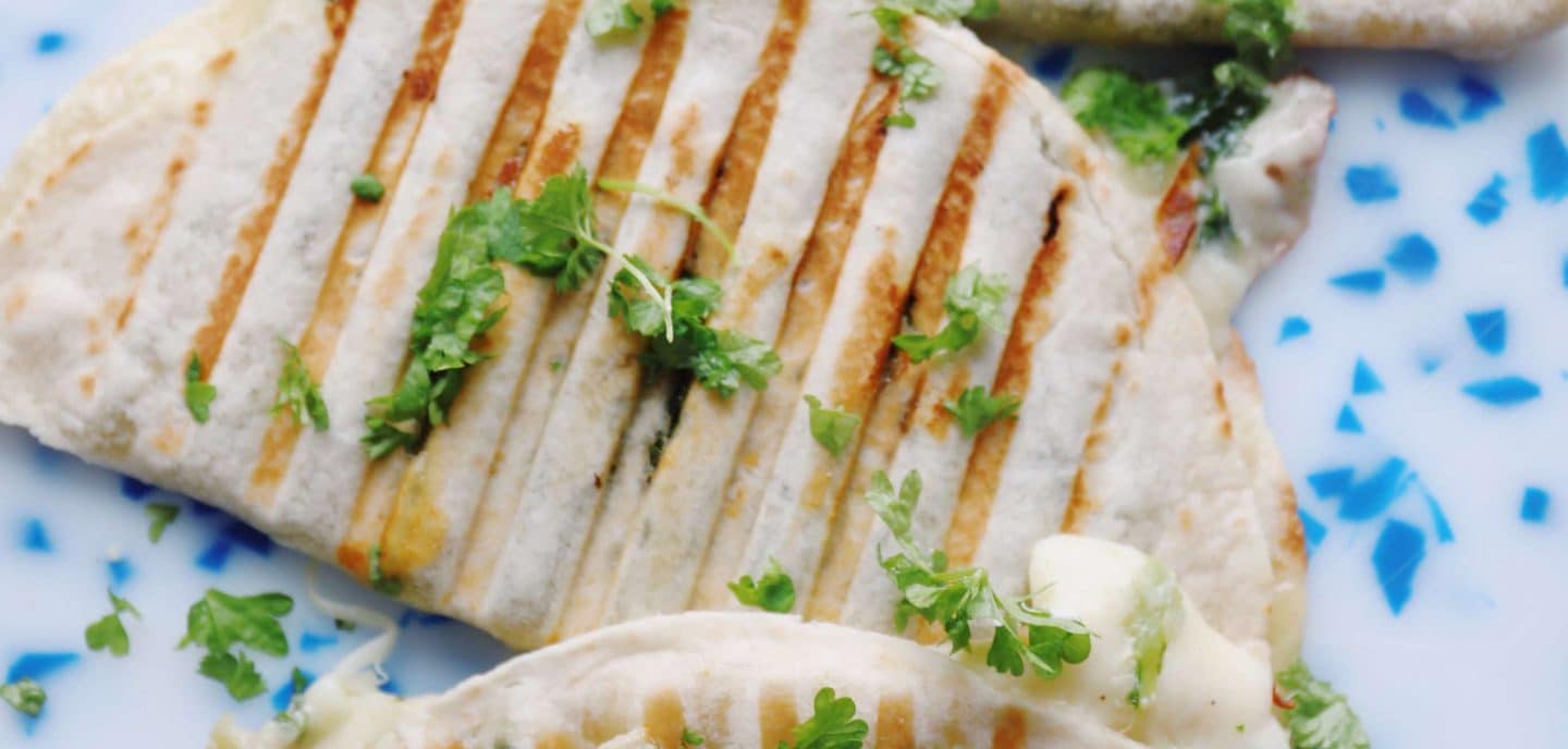 Tortilla panini med fetafyld