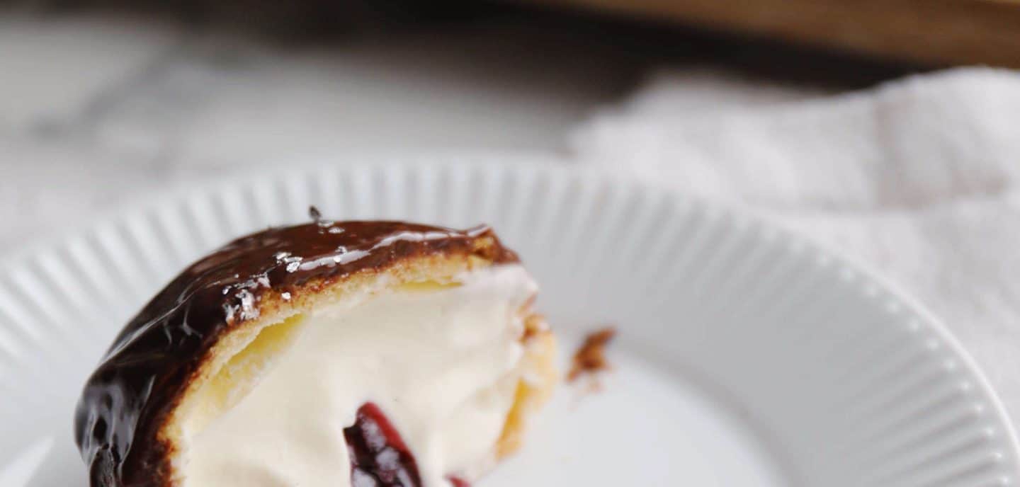 Choux au craquelin med vaniljecreme