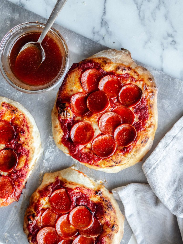 Hot honey pizza