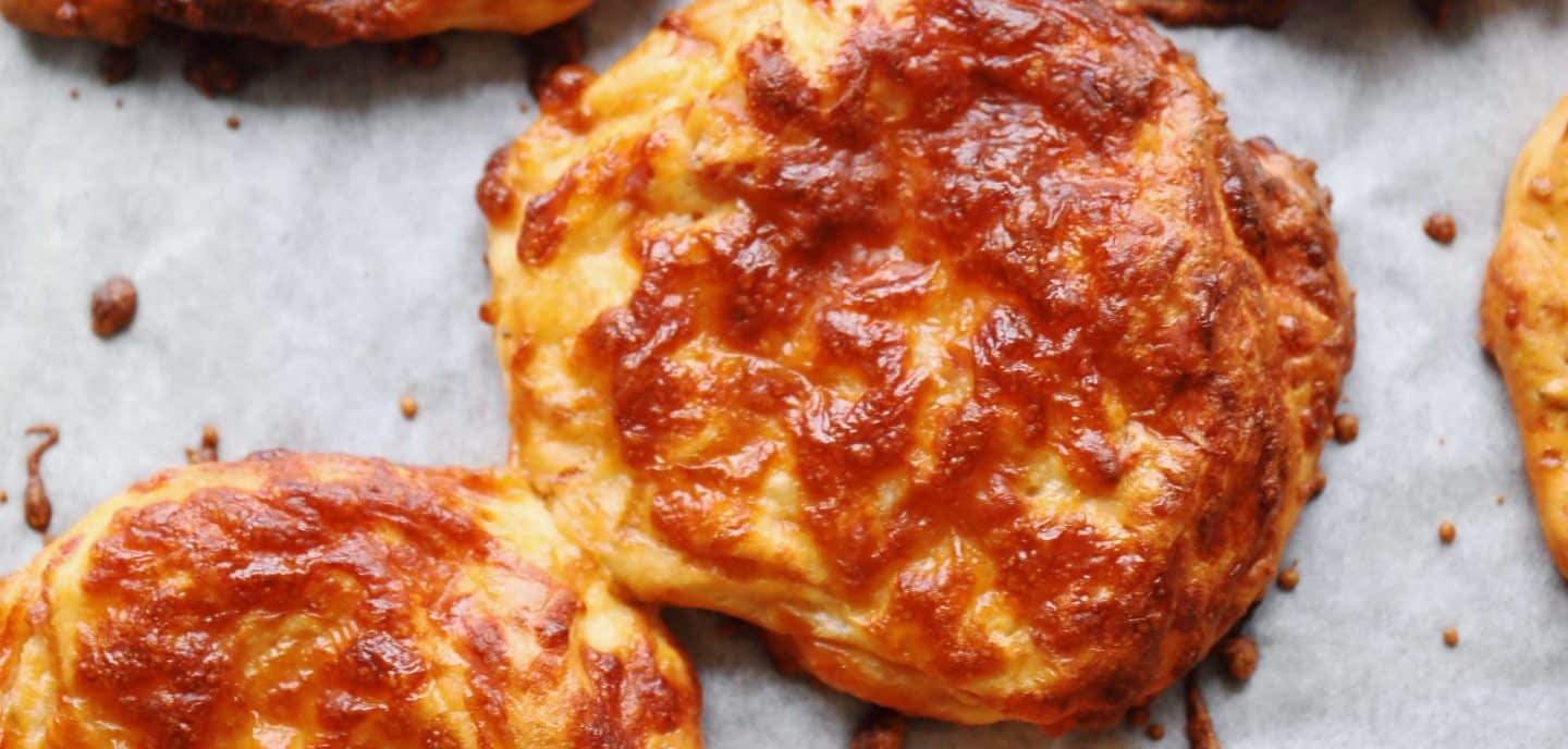 Pizzaboller med hytteost