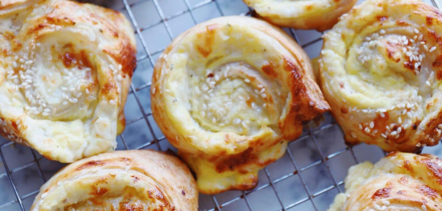 Butterdejssnegle med hytteost