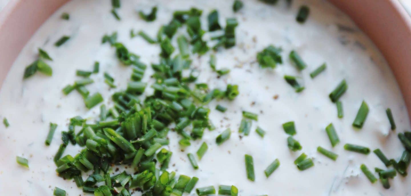 Creme fraiche dressing