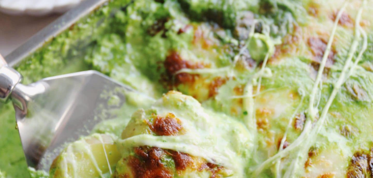 Grønne flødekartofler