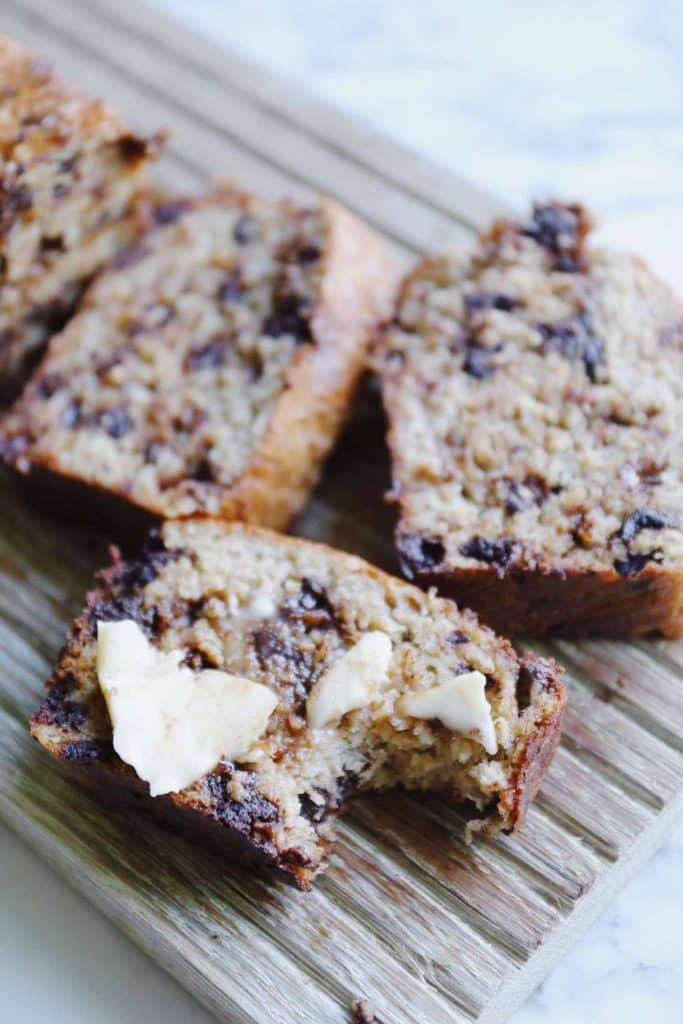 Bananbrød med hytteost