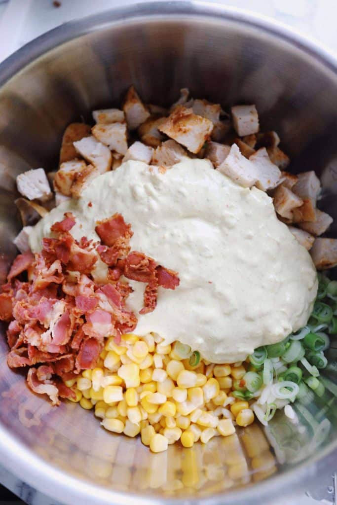 Orzo pastasalat med karrydressing