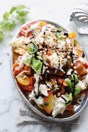 Tomatsalat med fersken