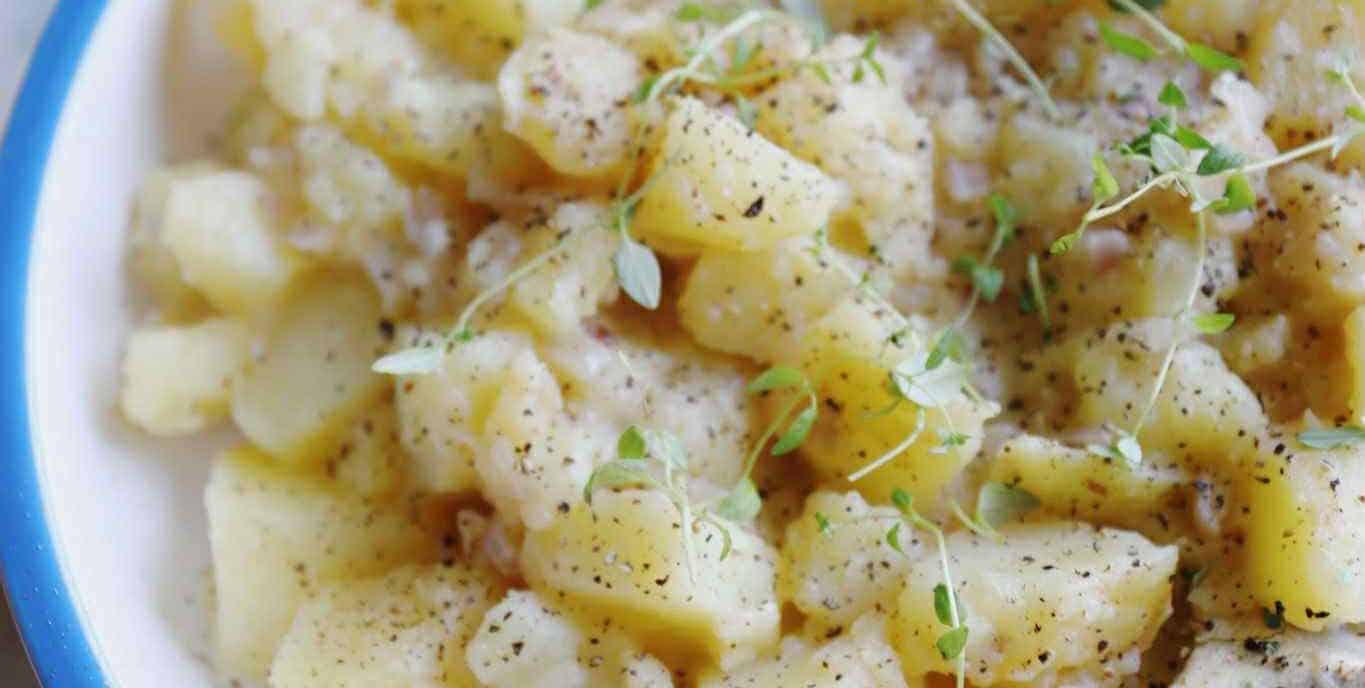 Varm kartoffelsalat