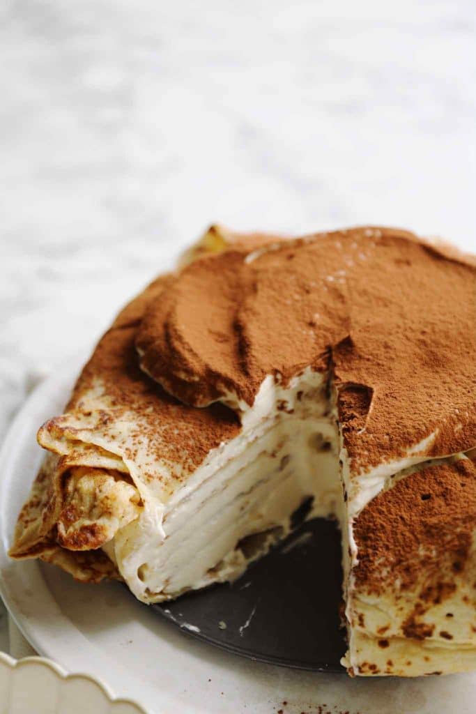 Tiramisu pandekagelagkage