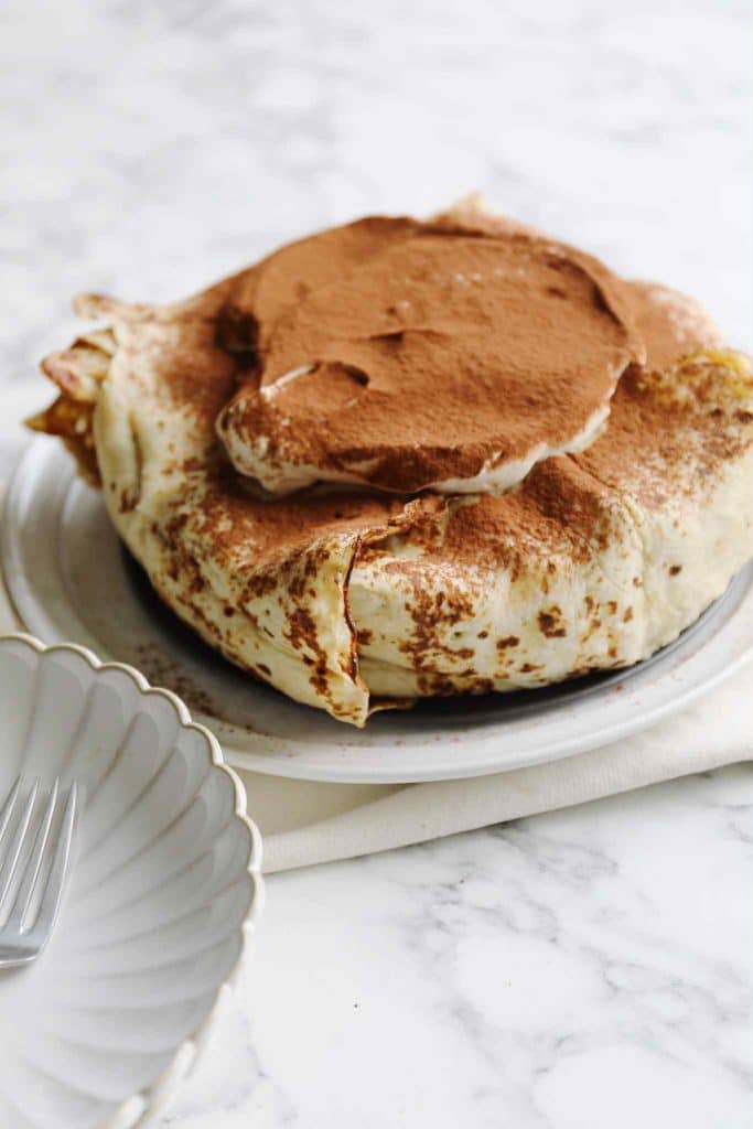 Tiramisu pandekagelagkage