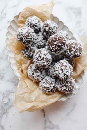 Rugbrødskugler