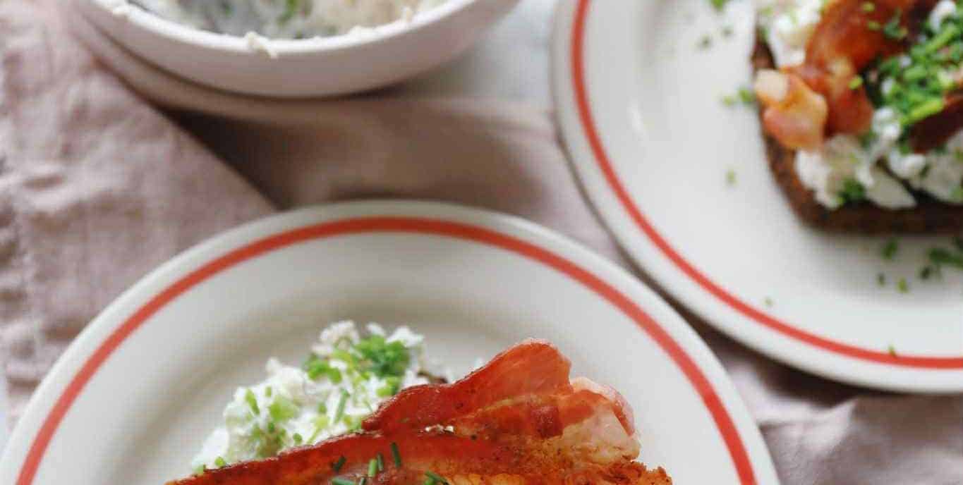 Hønsesalat med hytteost