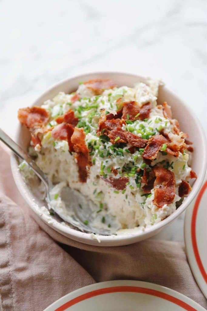 Hønsesalat med hytteost