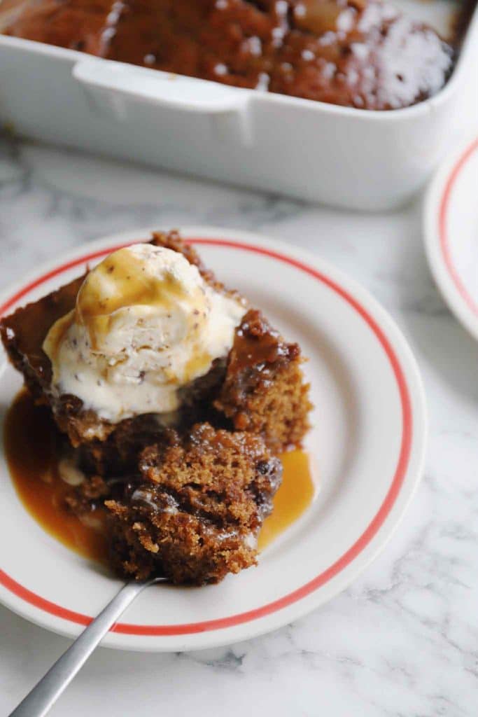 Sticky toffee pudding