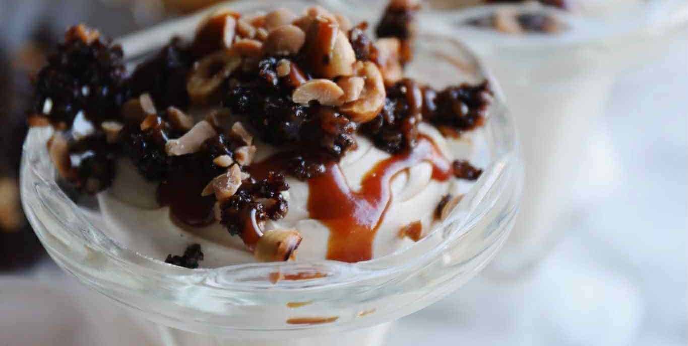 Pisket karamel panna cotta