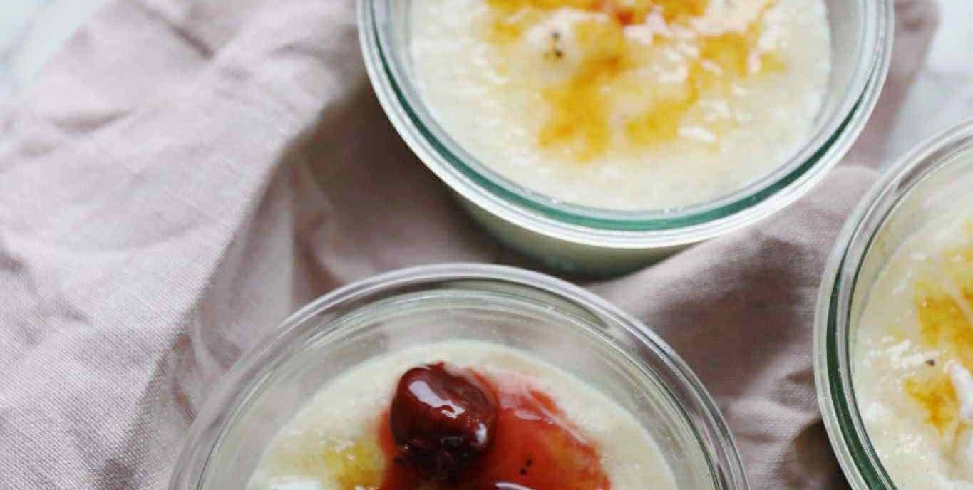 Risalamande creme brulée