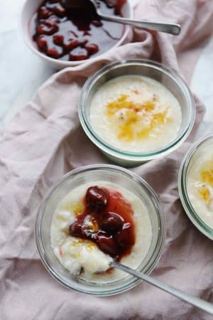 Risalamande creme brulée